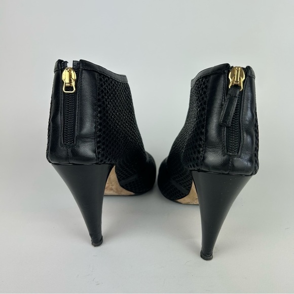 Chanel SS 2011 CC Open Toe Mesh Sandals Black Size 39.5 - Picture 6 of 11